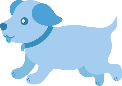 Baby Blue Dog Clipart Picture Royalty Free Download Blue Dog Clipart