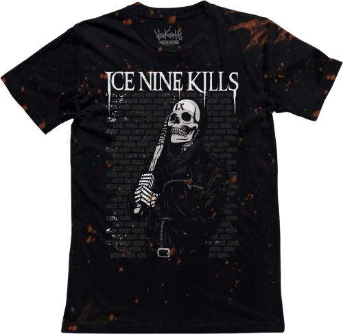 Bleached Baseball Bat Tee Ice Nine Kills