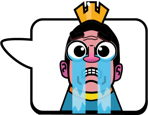 1 Yr Clash Royale Crying Emote