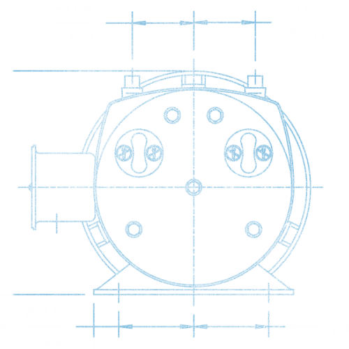 Blueprint Motor Mounted Rotary Vanes Circle