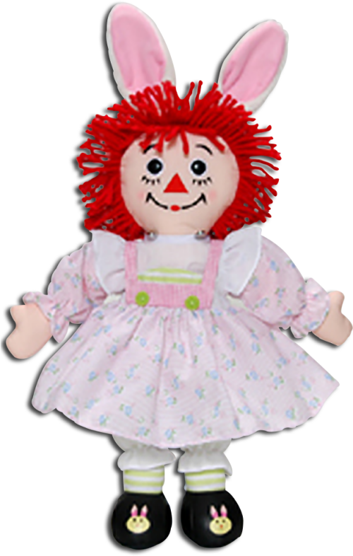 2004 Easter Raggedy Ann Rag Doll Raggedy Ann &amp; Andy Easter Bunny Raggedy Ann