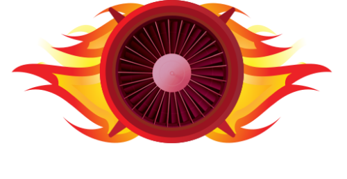 Afterburner Logo Airplane