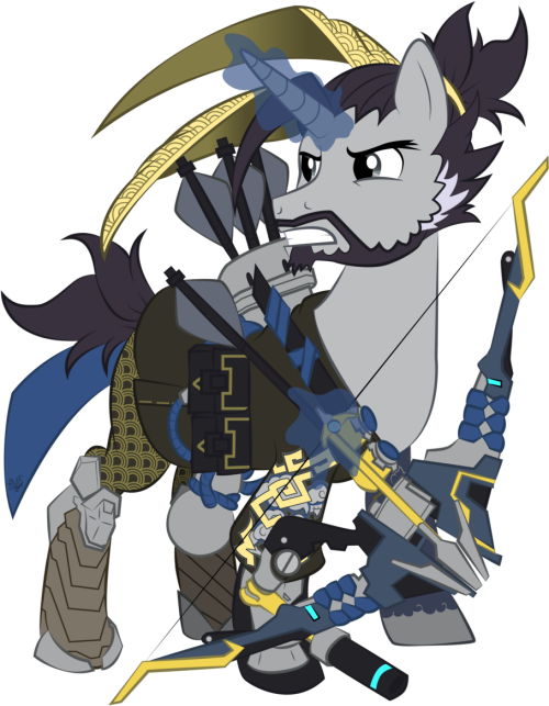 Armor, Arrow, Artist Hanzo Pony