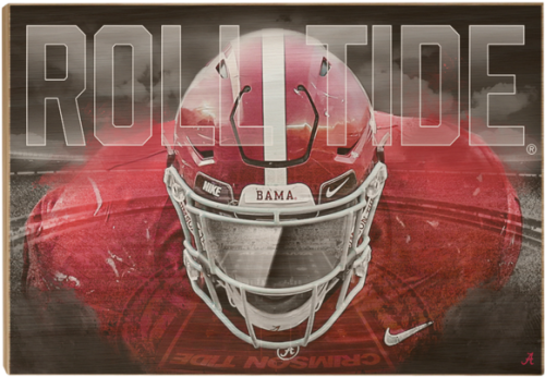 Alabama Crimson Tide "bama Bring It" Licensed Wall Alabama Crimson Tide Football