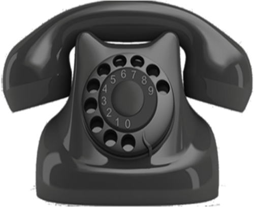 Black Telephone Transparent Image Telephone No Background