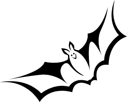 Bat, Outline, Silhouette, Bird, Animal, Mammal Bat Clip Art