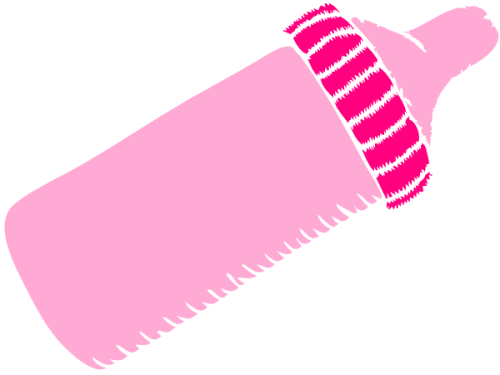 Baby Bottle Pink Clip Art At Clker Pink Baby Bottle Clip Art