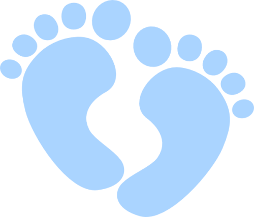 Baby Feet Svg Clip Arts 600 X 514 Px