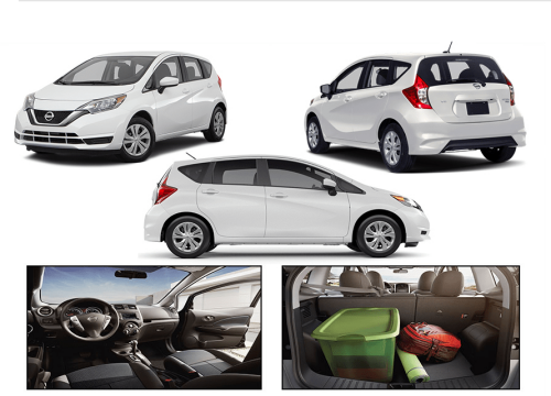 $35 Per Day Nissan Versa Note Interior Accent Lighting