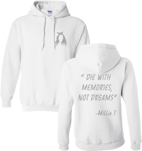 'die With Memories' White Hoodie Clown Lives Matter Hoodie White Medium