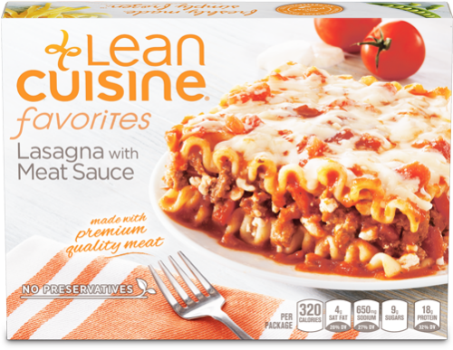 1 Lean Cuisine Lasagna