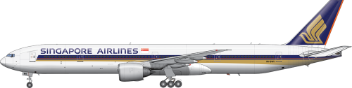 Boeing 777 312er Of Singapore Airlines Singapore Airlines Png B777