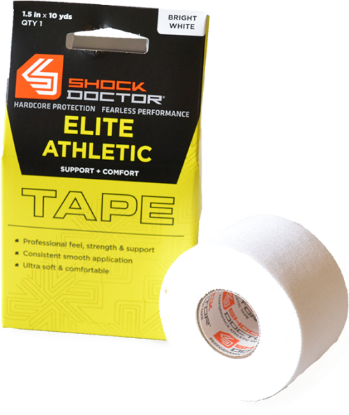 1851 Shock Doctor Elite Athletic Tape White