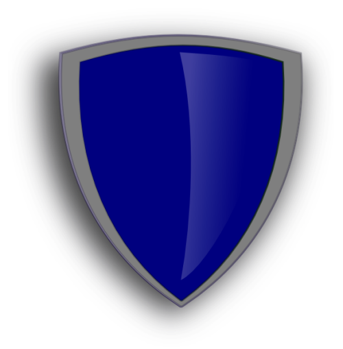 Background Transparent Shield Shield Blue