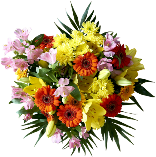 Bouquet, Flower, Plant, Nature, Ornament, Leaf, Color Vase And Flowers With Happy Teachers Day