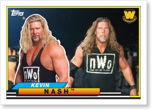 2018 Topps Wwe Heritage Kevin Nash Nwo Wolfpack