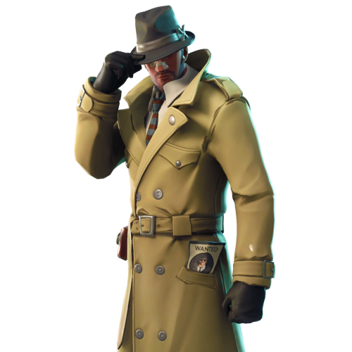 5 Leaked Backblings Fortnite Detective Skin Png