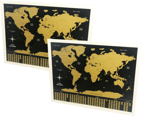 2 Quadros World Map