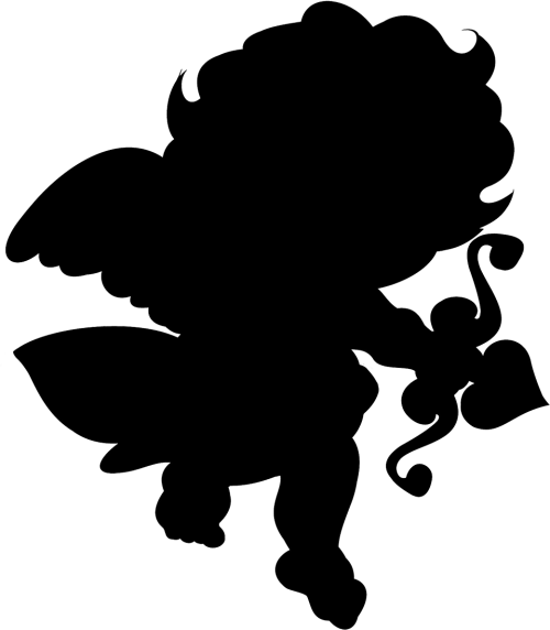 Angel Silhouettes Asia Icon Png