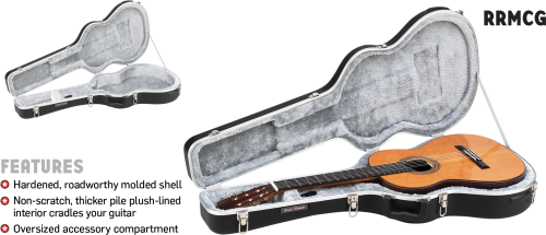 Abs Molded Hardshell Classical Guitar Case Road Runner Road Runner Classical Guitar Case