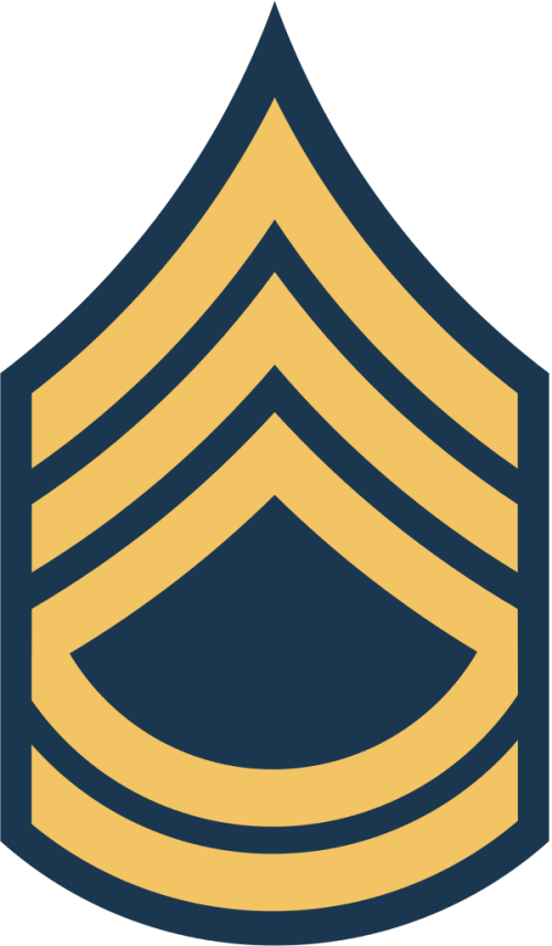 Army Usa Or Army Master Sergeant Rank Insignia