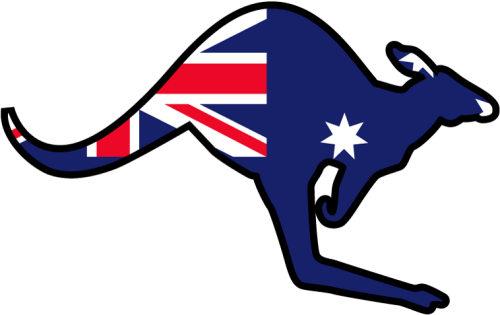 Australia Transparent Quality Images Kangaroo And Australian Flag