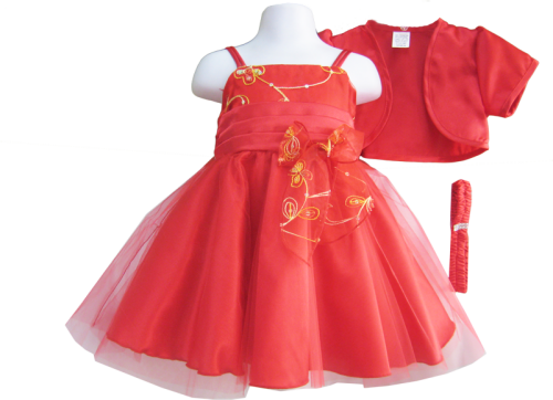 12653 Infant Tulle Dress Wbolero