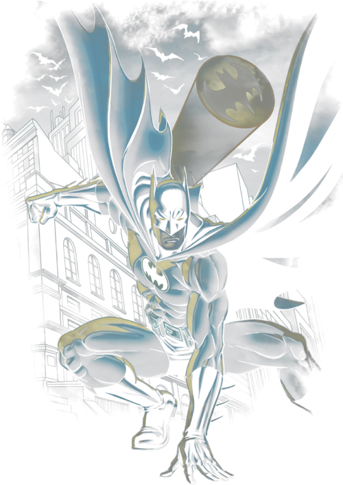 Batman Calling All Bats Juniors Tank Illustration