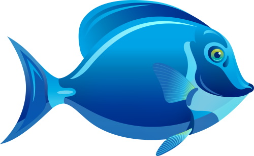 Blue Fish Png Clipart