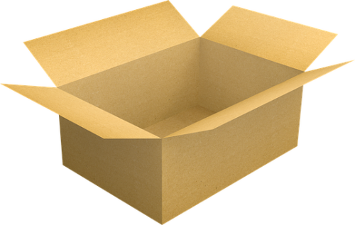 An Empty Box Cartone Png