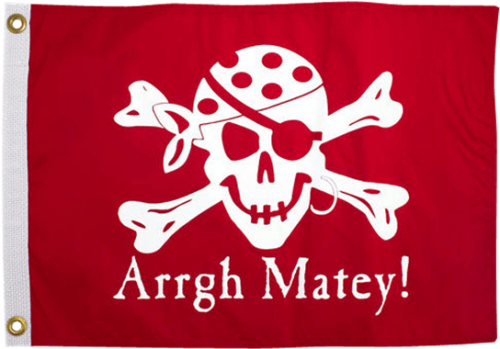 Arrgh Matey Pirate Flag Pirate One Eyed Jack Flag 3x5 Ft