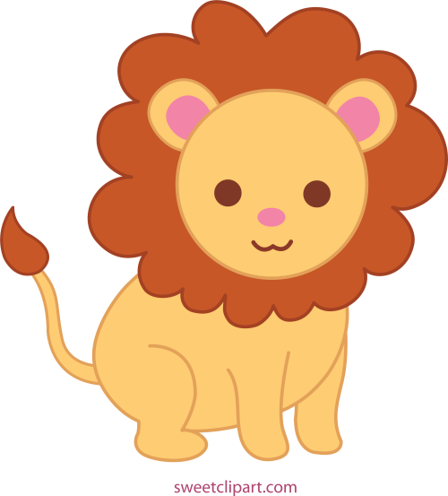 Baby Vector Lion Cute Clipart