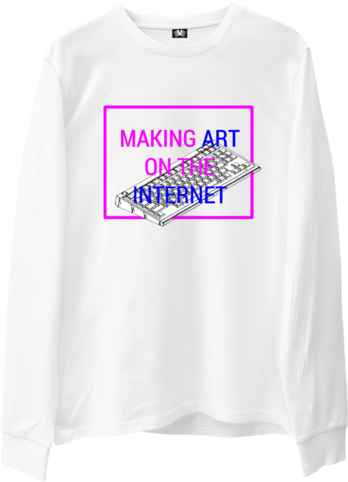 Vaporwave Aesthetic Clothing Internet Art Sweatshirt Long sleeved T shirt