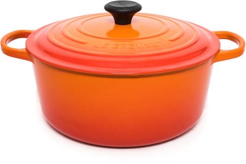 Uncovered Pots For Boiling Water Dutch Oven Cuisinart Orange