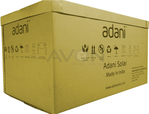 View Larger Image Adani Solar Packaging By Avon Containners Solar Module Packing Box