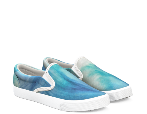 Watercolor Wave Slip on Shoe