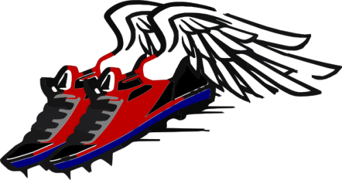 Track And Field Shoe Wings Png Track And Field Clipart Png