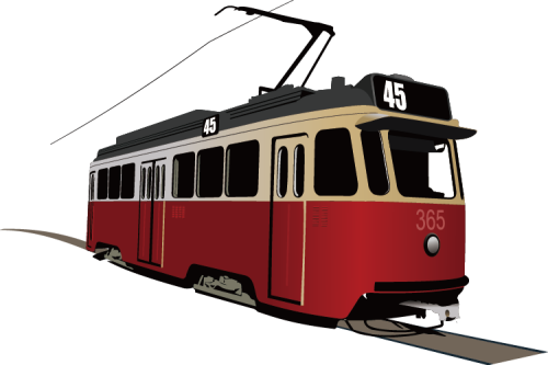 Trams In Lisbon Rapid Transit Clip Art Tram Clipart