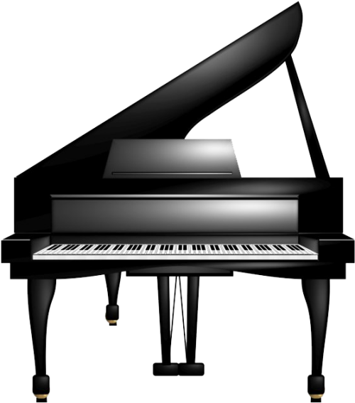 Visit Piano Png Black