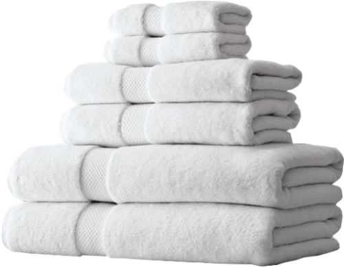 White Folded Towels Png