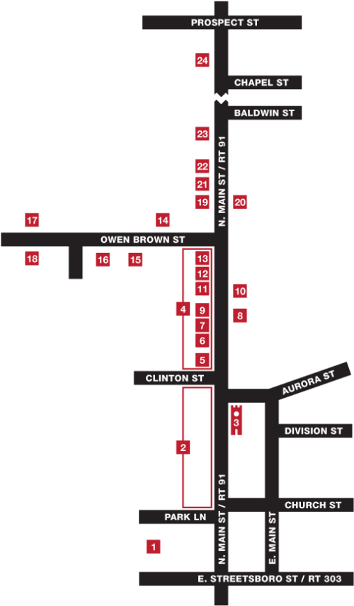 Tour Map Diagram