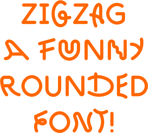 Benoit Bodhuin Zig Zag Font