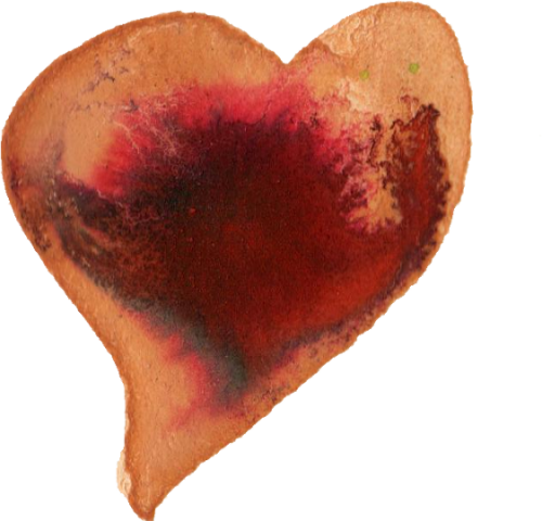 20 Watercolor Heart Vol Heart