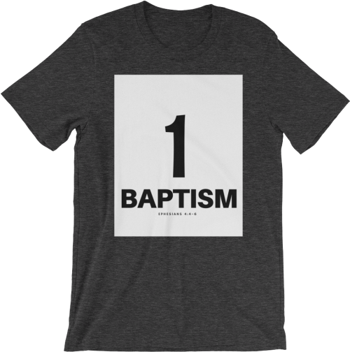 1 Baptism Men's T shirt Active Shirt