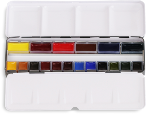 > Scratchmade Da Vinci Watercolor Pan Set Watercolor Paint