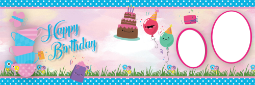 1st Birthday Banner Rm Copy Illustration