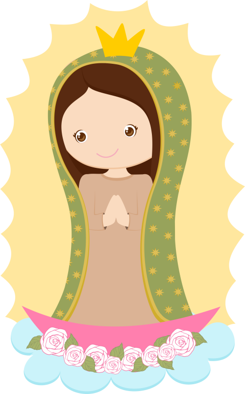 Aquí Te Dejo Algunas Imágenes O Ideas Para La Primera Virgencita De Guadalupe Caricatura