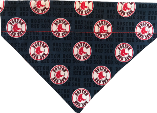 Boston Red Sox Over The Collar Dog Bandana Patchwork