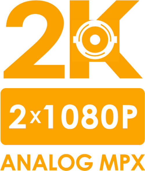 1080p Security Cameras Use A 2mp Image Sensor 2k Hd Logo