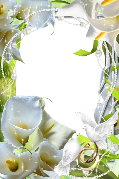 Beautiful Flowers Wedding Transpa Frame Gallery Yoville